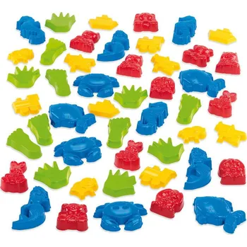 Hračka na písek Formičky na písek 10-19 cm - sada 16 ks