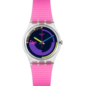 Hodinky Hodinky Swatch Neon Pink Podium SO28K111