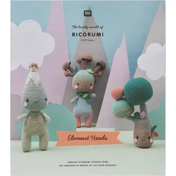 kreativní sada Rico Design Kniha návodů na háčkování Ricorumi Pohádkové bytosti anglická verze
