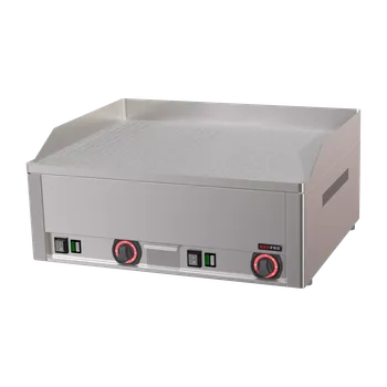 Kuchyňský gril Grilovací deska 65x48 elektrická durable chrom kombinovaná stolní 400 V | REDFOX - FTHRC 60 E