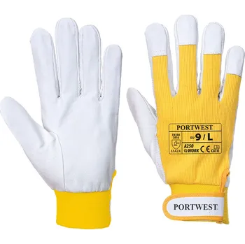 PORTWEST Rukavice Tergsus A250 na suchý zip POR-A250YERL L Žlutá
