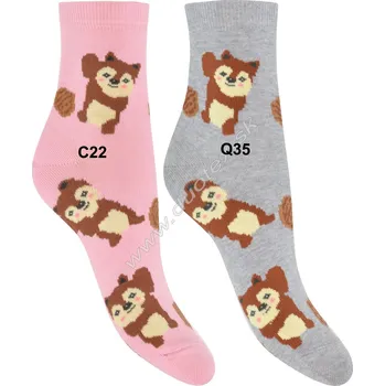 WOLA Vzorované ponožky w44.01p-vz.225 Barva: C22, Velikost: 33-35(22-23)