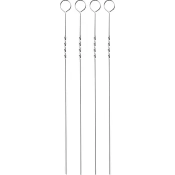 BBQ Jehla 38cm, 4ks, plochá, gril, kov