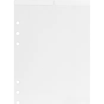 Náplň do diáře Fleppi Horní rozdělovače do diáře - transparentní | 2+1 ks Vyberte velikost náplně: Pocket