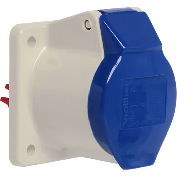 Elektrická zásuvka WALTHER 410306 Vestavná zásuvka 16A 3P 230V 6h IP44, přímá