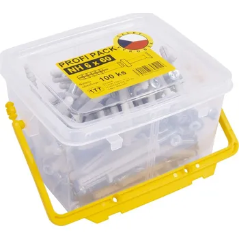 Spojovací materiál Hmoždinky natloukací profi pack NH | 6x45 mm, 1bal/150ks