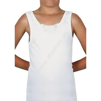 Dívčí tílko DUOTEX Dívčí tílko Dulia Barva: Biela, Velikost: 128