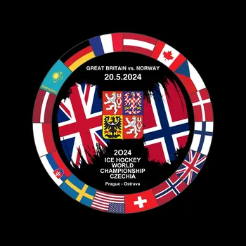 Puk FansArena Puk Ice Hockey World Championship Czechia MS 2024 Dueling 20.5.2024 Great Britain vs. Norway