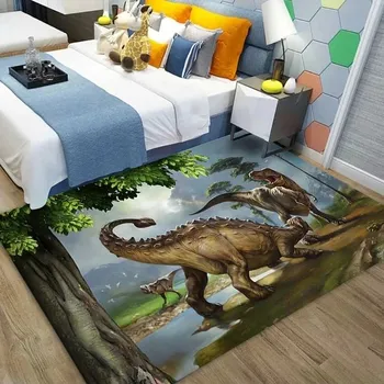Koberec Dětský koberec dinosaurus do dětského pokoje - 4,40 x 120 cm 16 x 47 palců