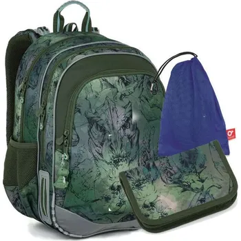 Školní batoh Batoh s dino motivem v setu Topgal ELLY 22015 SET MEDIUM