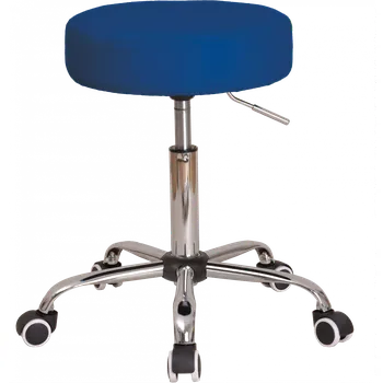 LZ 21SP židle lékařská, HR sedák, ekokůže tmavě modrá