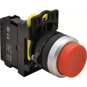 tlačítko Tracon NYK3-HR Vystouplý tlačítkový spínač červený 1×NC, 5A/230V AC-15, IP42 (Tracon NYK3-HR)