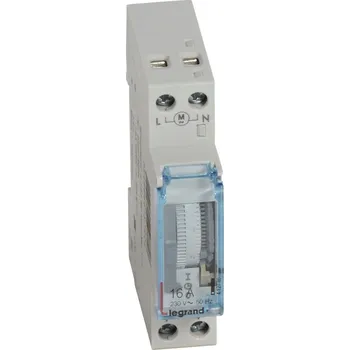 LEGRAND Hodiny spínací 412780 Analogové denní bez zálohy 16A 230V IP20 412780