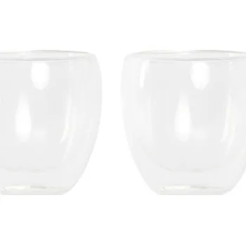 Sada sklenic DKD Home Decor 250 ml 8,3 x 8,3 x 8,9 cm 2 Kusy
