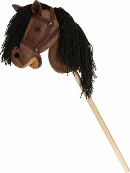 Plyšová hračka Teddykompaniet Hobby Horse s otěžemi 80 cm