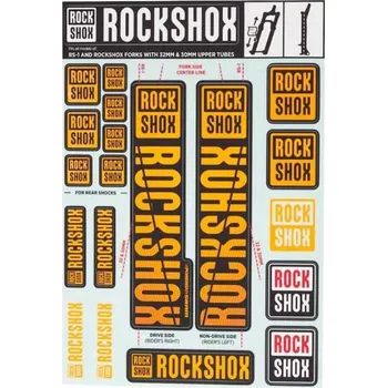 Vidlice na kolo Rock Shox DECAL KIT 30/32/RS1 (Ne02 Orange)