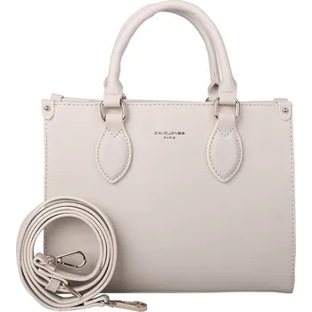 Kabelka Malá krémově bílá kabelka do ruky David Jones CM7034