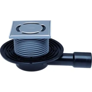 Sifon Hl terasový vtok DN40/50, s vodorovným odtokem, polyetylen