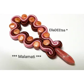 Korálek Náušnice Malamati č. 969 - stavebnice