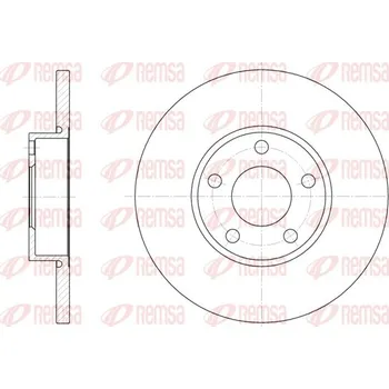Brzdový kotouč Brzdový kotouč REMSA 6327.00