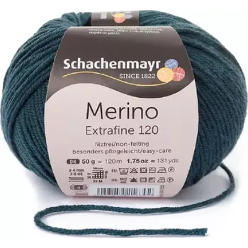 Příze Schachenmayr Merino extrafine 120 Zelenošedá 178 (Příze Merino extrafine 120 Zelenošedá 178)