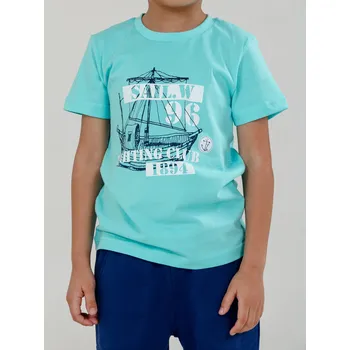 Dětská móda Chlapecké tričko Yachting Club - tyrkysová 122