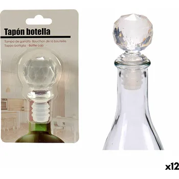 Vinotéka Kinvara výhodná sada Uzávěr na láhve Transparentní Kulatý (3,5 x 14,5 x 8,5 cm) (12 kusů)