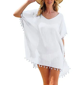 Dámské plavky Dámské šifonové plážové pareo Barva: Bílá