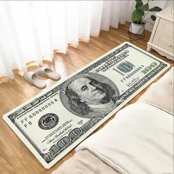 Koberec Koberec do obýváku s potiskem dolaru - 8,140 x 200 cm 55 x 79 palců