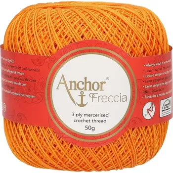 Příze Anchor Freccia 12 - 314 Mandarinka (Háčkovací příze Anchor Freccia 12 - 314 Mandarinka)