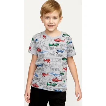 Chlapecké tričko Dreams - šedý melanž 98