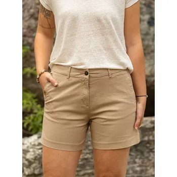 Dámské kraťasy Dámské kraťasy - hnědé Béžově hnědá XL - 44