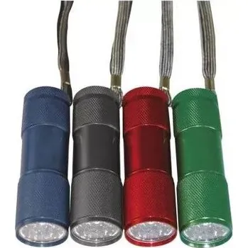 Svítilna EMOS LED ruční kovová svítilna P3848, 50 lm, 3× AAA, modrá