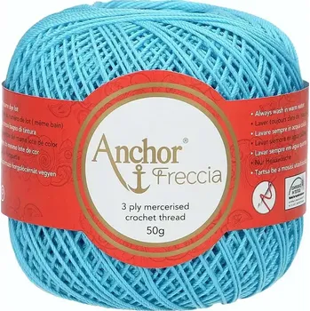 Příze Anchor Freccia 12 - 1442 Tyrkysová (Háčkovací příze Anchor Freccia 12 - 1442 Tyrkysová)