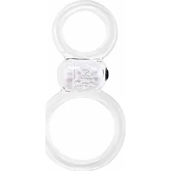 Pryžových kroužků na penis The Screaming O Bílá