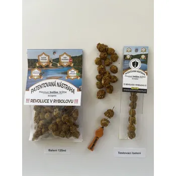 Boilies Patented Baits plovoucí boilie Ježek Scopex Velikost: testovací balení