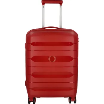 Cestovní plastový kufr tmavě červený - Ormi Rochus S červená