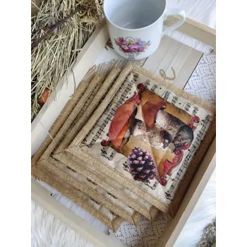 prostírání Podkafíčka - sada 4 kusy - podzimní