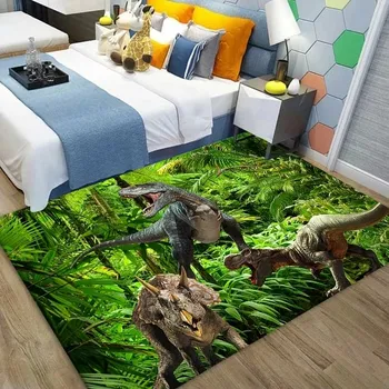 Koberec Dětský koberec dinosaurus do dětského pokoje - 6,40 x 120 cm 16 x 47 palců