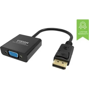 Audio kabel VISION Professional installation-grade DisplayPort to VGA adaptor TC-DPVGA/BL
