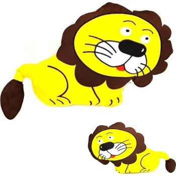 Dekorativní polštářek 3D mikroplyšový dětský polštářek Lev Tiahome