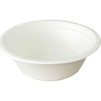 Jednorázové nádobí miska z celulózy 500 ml - bílá (50 ks/balení)