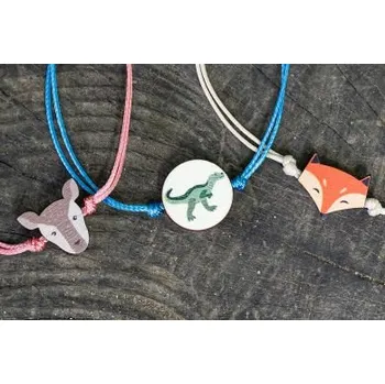 Náramek Provázkový náramek T-Rex s možností výměny či vrácení do 30 dnů zdarma - CB04