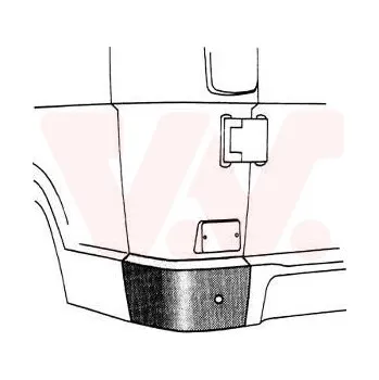 Blatník karosérie Boční stěna VAN WEZEL 3070131