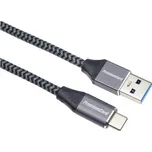 PremiumCord kabel USB-C - USB 3.0 A (USB 3.1 generation 1, 3A, 5Gbit/s) 0,5m oplet ku31cs05