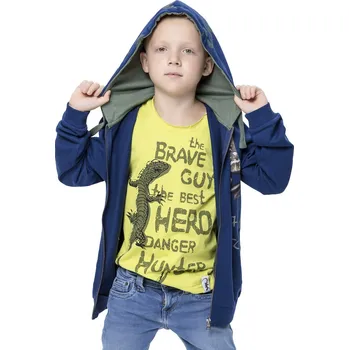 Chlapecká mikina Chlapecká mikina s kapucí Chameleon - navy 128