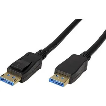 ROLINE DisplayPort kabel v.2.0 (UHBR10, 8K@60Hz), DP(M) - DP(M), černý, 5m - 11.04.6004