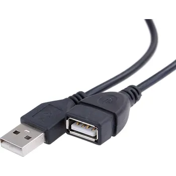 kabelová chránička YANL USB 2.0 prodlužovací kabel A-A černý, 1 m 9008174