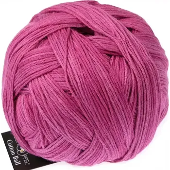 Příze Schoppel Wolle Cotton ball 2555 Fuchsia Shadow (Příze Cotton ball 2555 Fuchsia Shadow)