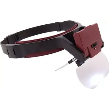 Lupa Lupa na hlavu 1,7x 2x 2,5x 3,5x s LED podsvícením LN-44